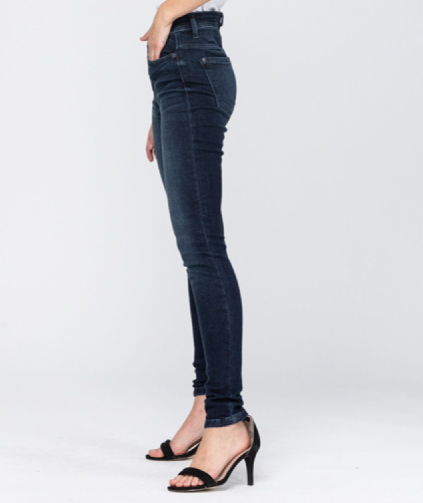 Judy Blue HI-Rise Dark Skinny 29.5" Inseam Skinny - Tummy Control - 82132