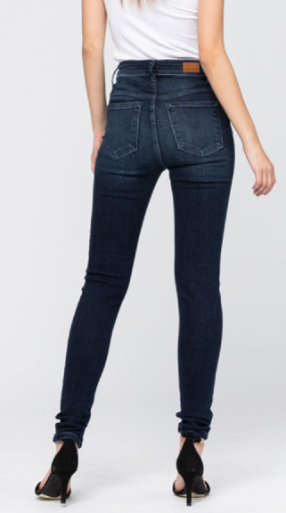 Judy Blue HI-Rise Dark Skinny 29.5" Inseam Skinny - Tummy Control - 82132