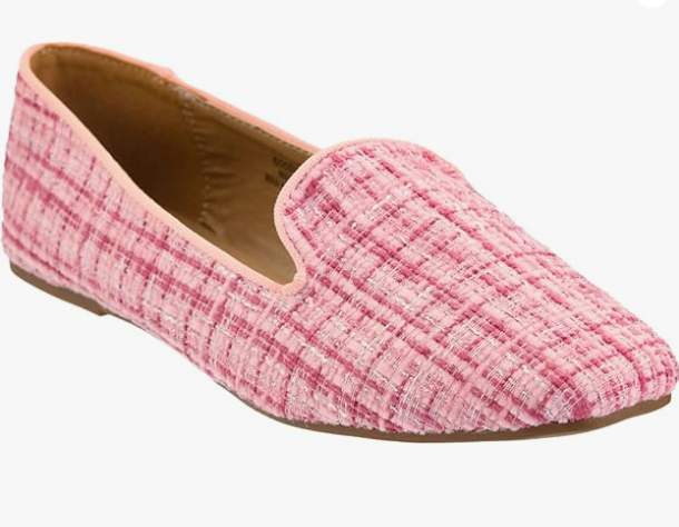 Women's Goody 2 Shoes Slip-on Flats - Pink Tweed